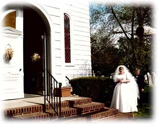 Bride Entering Christ Church